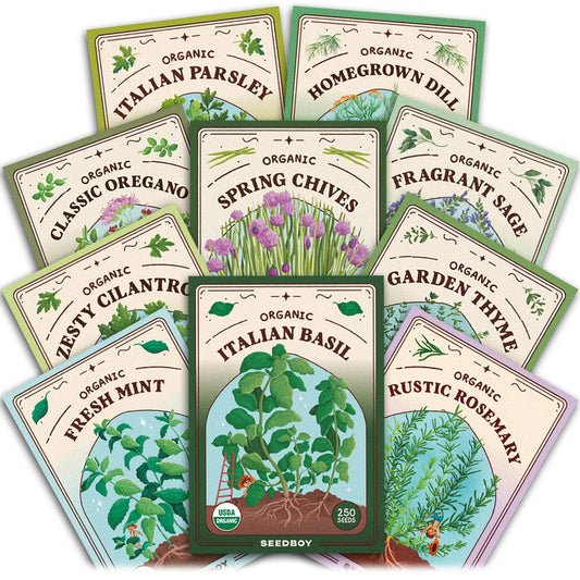 10 Herb Seed Packets - Variety Package