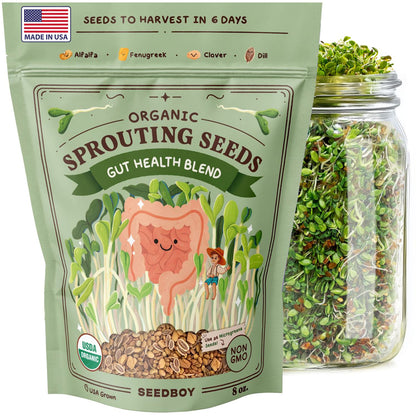 Organic Gut Health Blend Sprouting Seeds