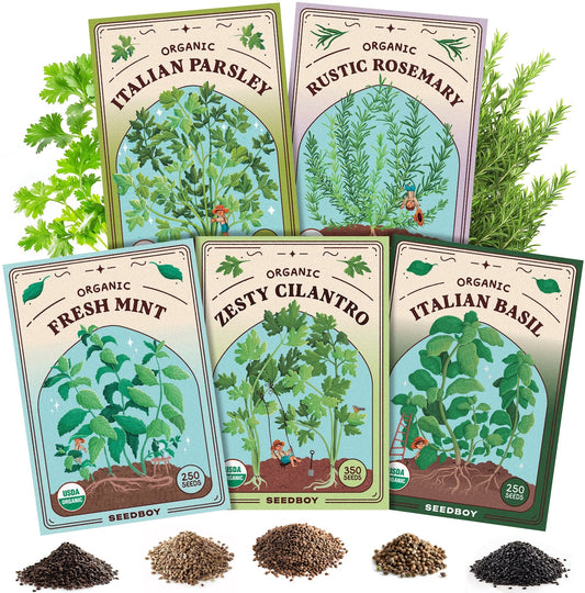 5 Herb Variety Seed Packets